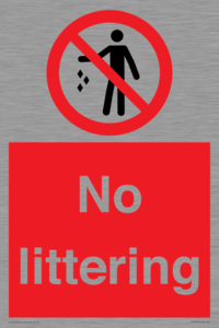 No littering
